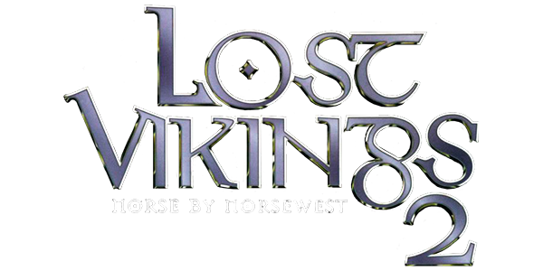 Lost Vikings 2 Norse by Norsewest logo for Playstation