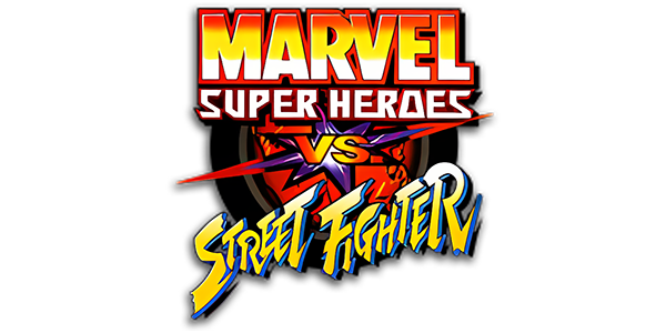 Marvel Super Heroes Vs Street Fighter EX Edition logo for Playstation