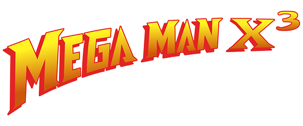 Mega Man X3 logo for Playstation