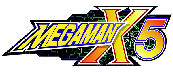 Mega Man X5 logo for Playstation