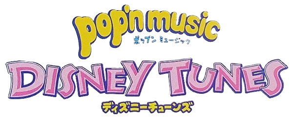 Pop'N Music Disney Tunes logo for Playstation