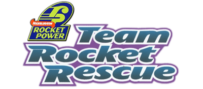 Rocket Power Team Rocket Rescue logo for Playstation