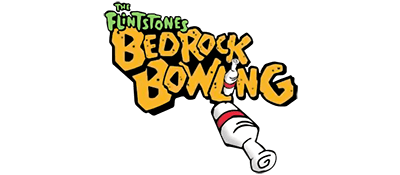 The Flintstones Bedrock Bowling logo for Playstation
