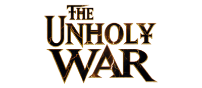 The Unholy War logo for Playstation