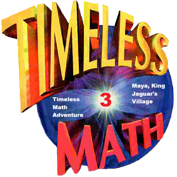 Timeless Math 3: Maya, King Jaguar's Village logo for Playstation