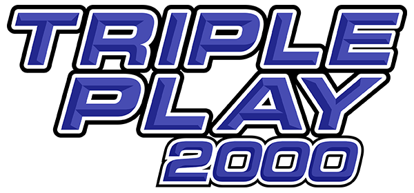 Triple Play Baseball 2000 logo for Playstation