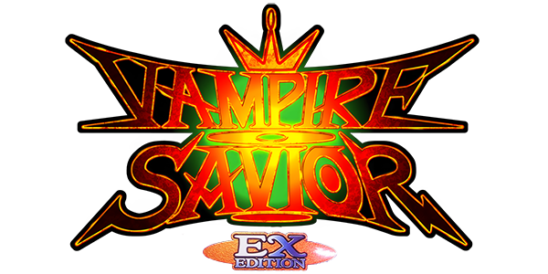 Vampire Savior EX Edition logo for Playstation