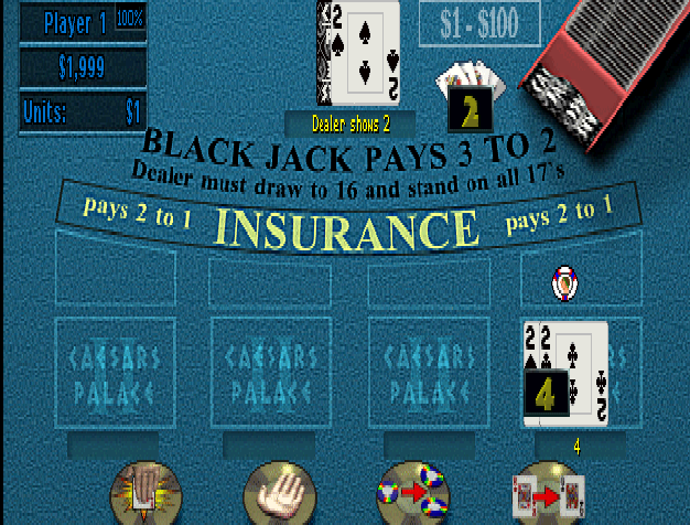 Caesar's Palace II screenshot 3 for Playstation