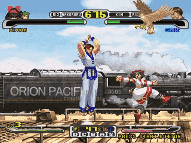 Capcom Vs SNK Millennium Fight 2000 Pro screenshot 3 for Playstation