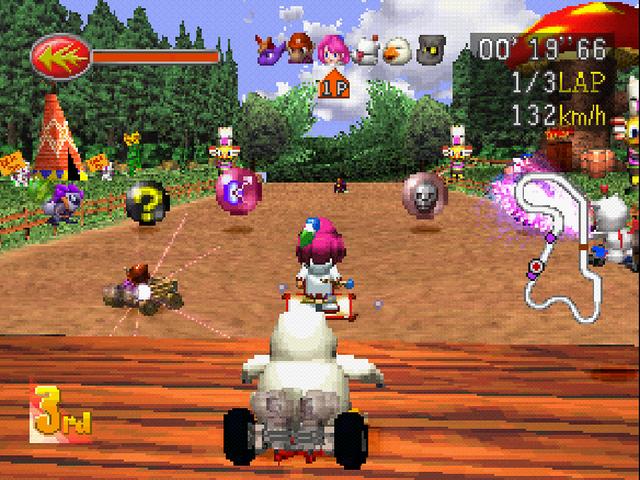 Chocobo Racing - Genkai e no Road screenshot 3 for Playstation