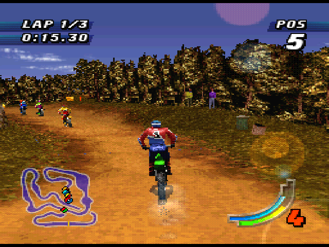 Jeremy McGrath Supercross 98 screenshot 3 for Playstation