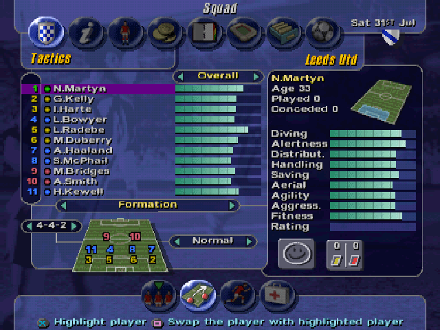 Manager De Liga screenshot 3 for Playstation