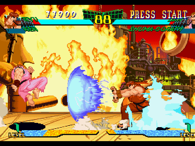 Marvel Super Heroes Vs Street Fighter EX Edition screenshot 3 for Playstation