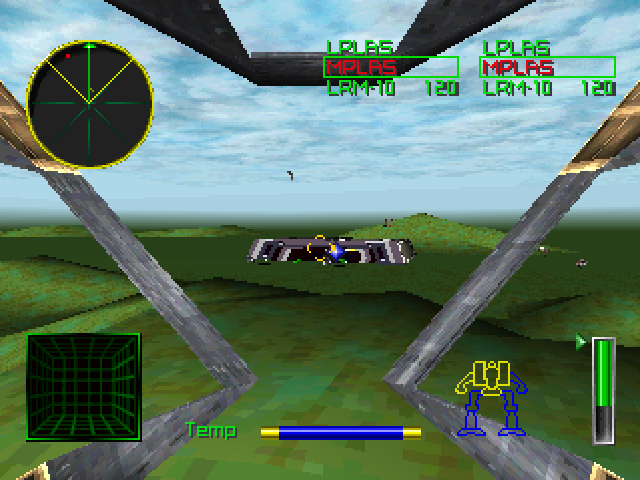 MechWarrior 2 31st Century Combat screenshot 3 for Playstation