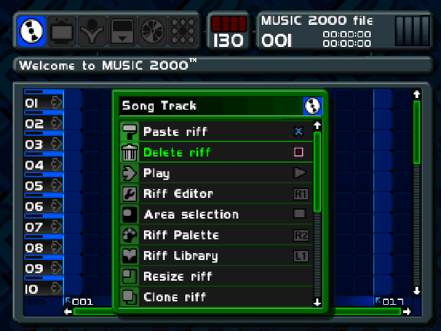 Music 2000 screenshot 3 for Playstation