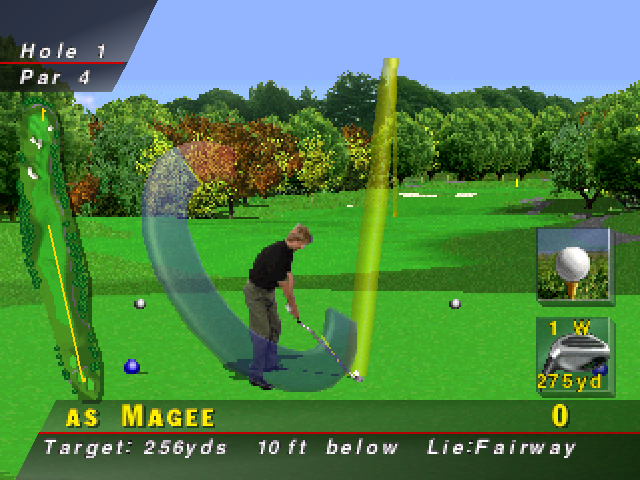PGA Tour 96 screenshot 3 for Playstation