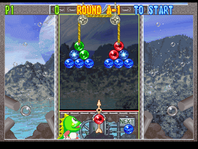 Simple 1500 Series Vol. 93: The Puzzle Bobble screenshot 3 for Playstation