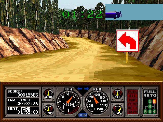 Race Drivin' A GO! GO screenshot 2 for Playstation