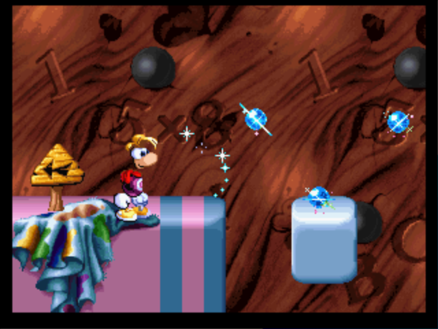 Rayman Junior Level 1 screenshot 3 for Playstation