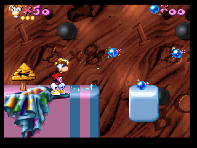 Rayman Junior Level 3 screenshot 3 for Playstation