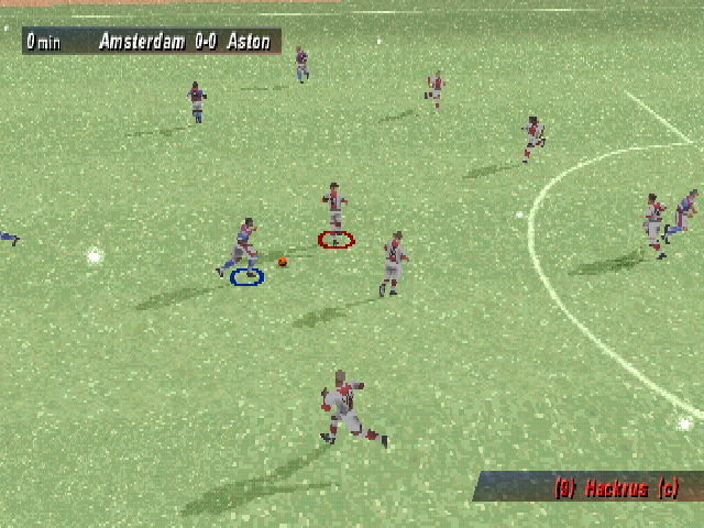 UEFA Striker screenshot 3 for Playstation