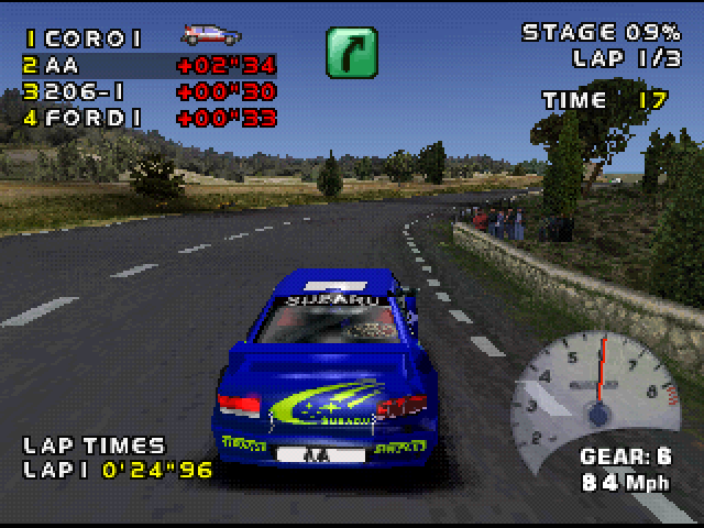 V-Rally 2 Championship Edition screenshot 3 for Playstation