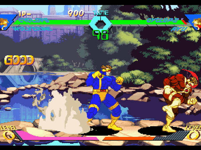 X-Men vs. Street Fighter EX Edition screenshot 3 for Playstation