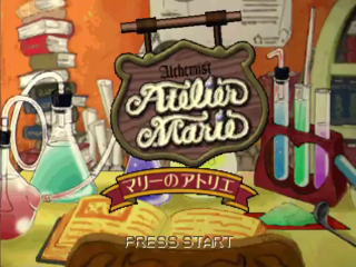 Atelier Marie title screen for Playstation