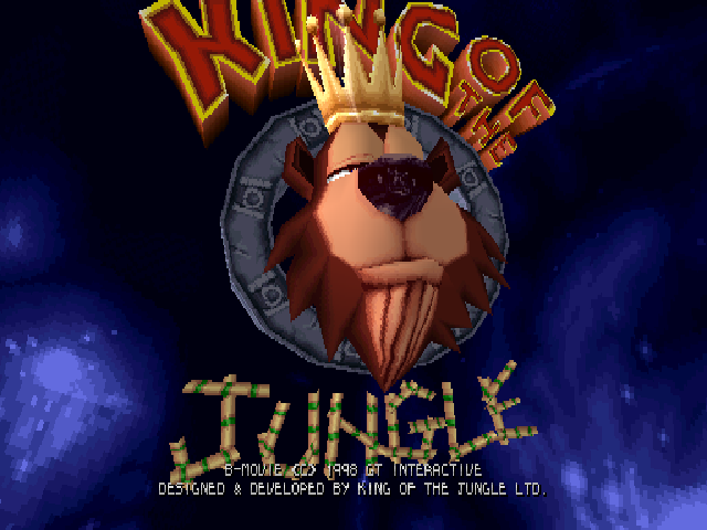 B-Movie title screen for Playstation