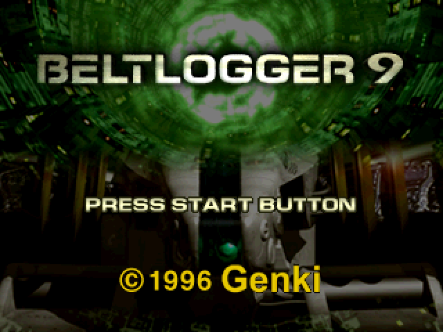 Beltlogger 9 title screen for Playstation