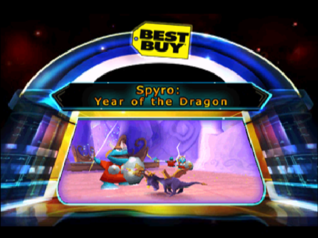 Best Buy Greatest Hits Demo Disc title screen for Playstation