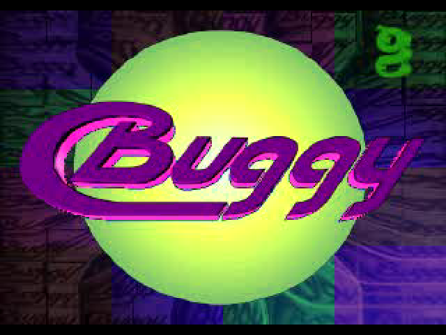 Buggy title screen for Playstation