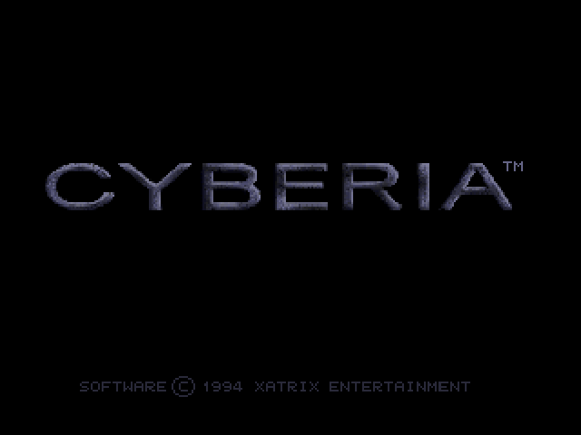 Cyberia [Long Box] title screen for Playstation
