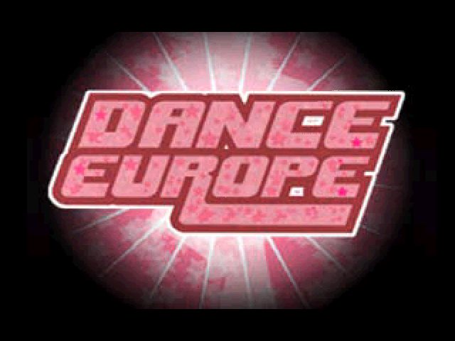 Dance Europe title screen for Playstation