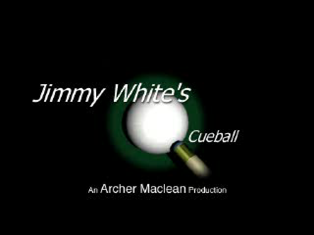Jimmy White's 2 Cueball [White Label] title screen for Playstation