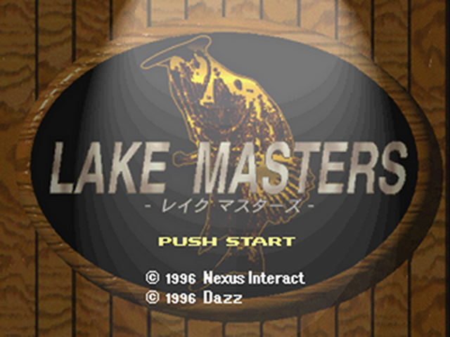 Lake Masters title screen for Playstation