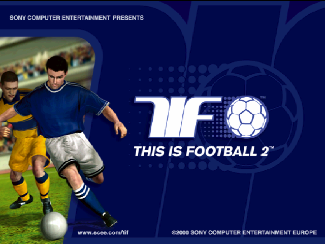 Le Monde Des Bleus 2 title screen for Playstation