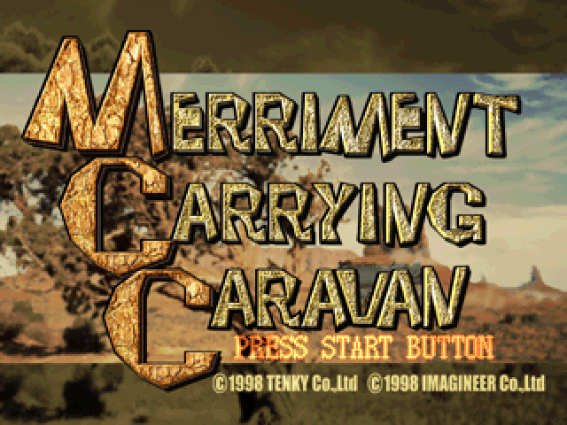Merriment Carrying Caravan title screen for Playstation
