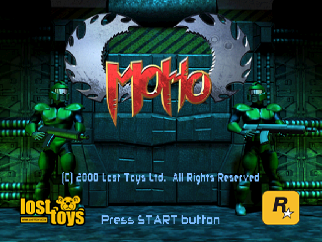 MoHo title screen for Playstation