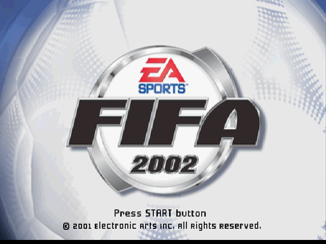 Mundial 2002 Challenge title screen for Playstation