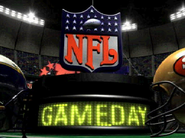 NFL GameDay [Greatest Hits] title screen for Playstation