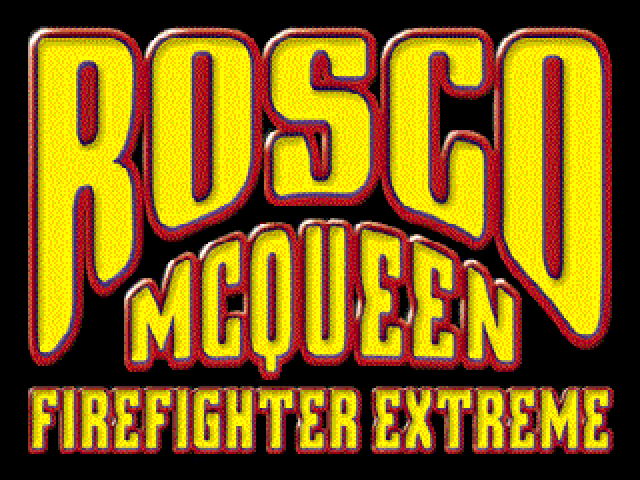 Rosco McQueen title screen for Playstation