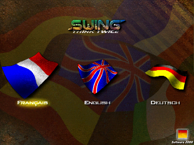 Swing title screen for Playstation