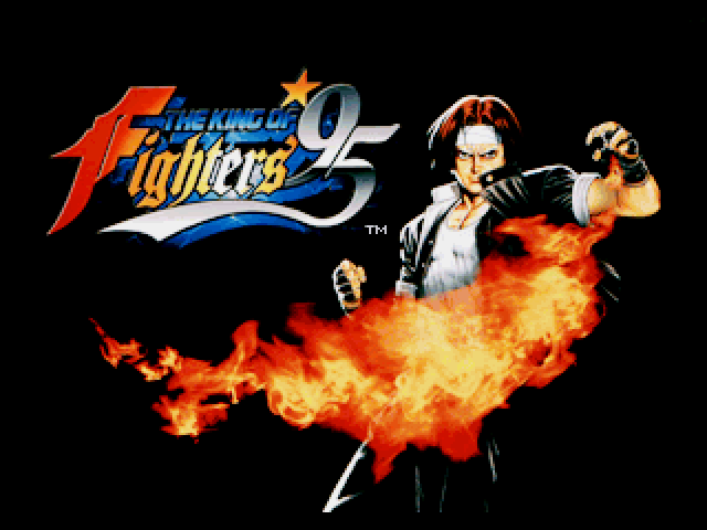 King of Fighters '95 [the Best] title screen for Playstation