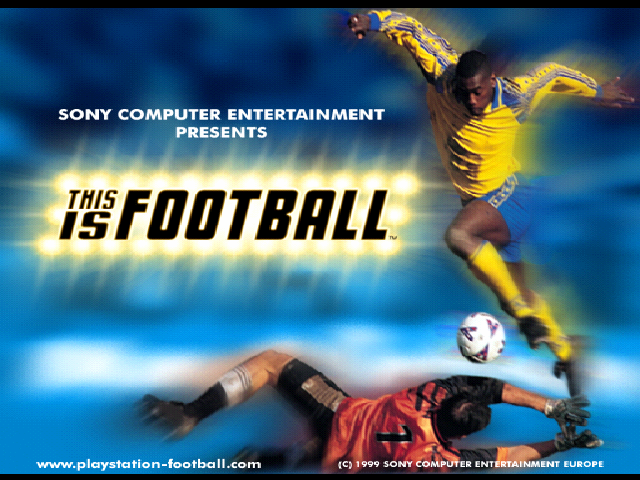 This Is Football [Multi Tap Bundle] title screen for Playstation