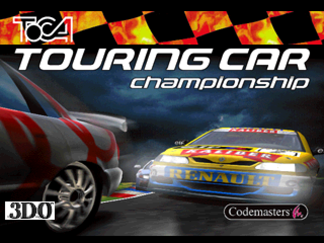 TOCA Touring Car Championship title screen for Playstation