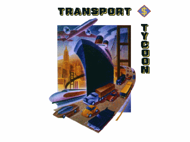 Transport Tycoon [Bundle] title screen for Playstation