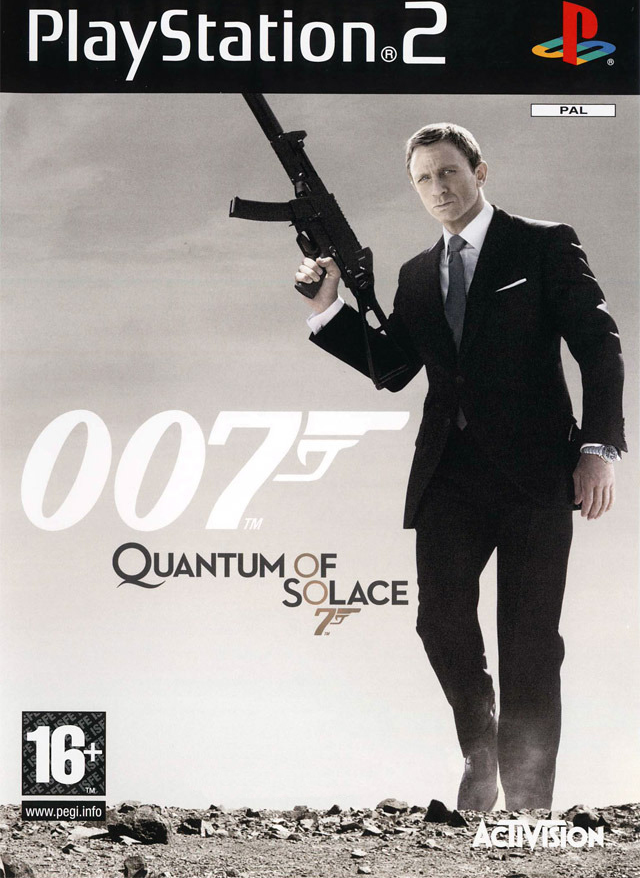 007 Quantum of Solace box art for Playstation 2
