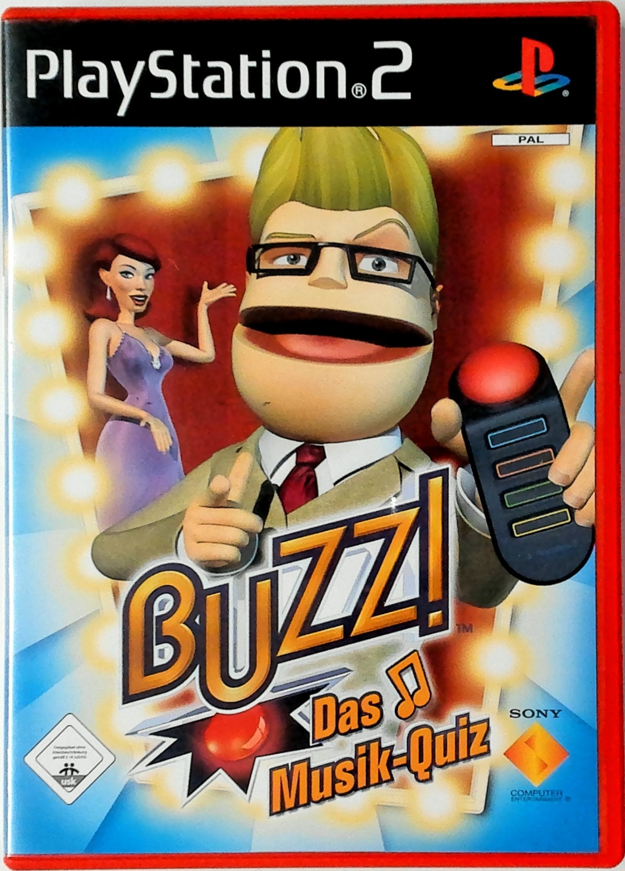 Buzz Das Mega-Quiz box art for Playstation 2