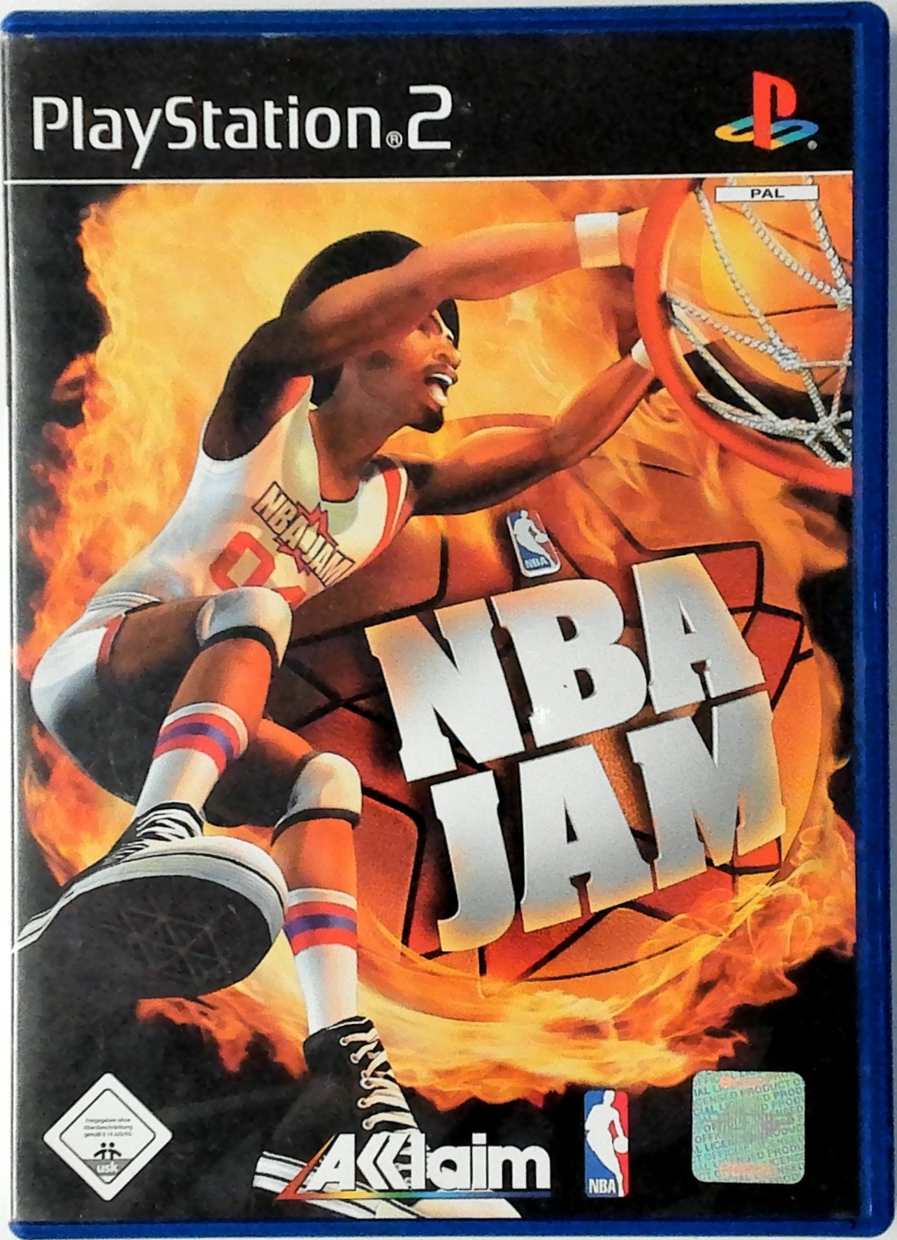 NBA Jam box art for Playstation 2